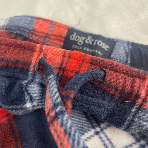 Lounge pants flannel red/white/blue plaid size large X-Large - Picture 4 of 4
